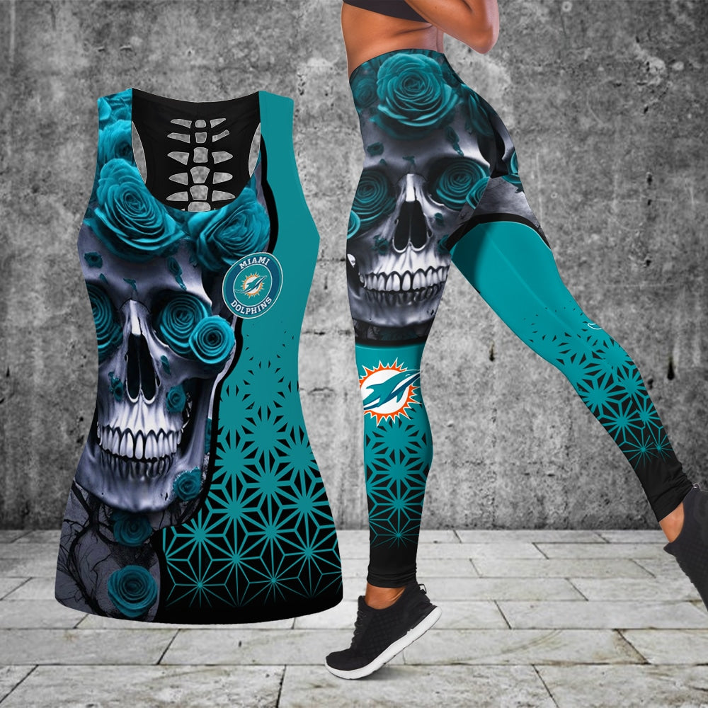 Miami Dolphins Leggings And Tank Top BG269