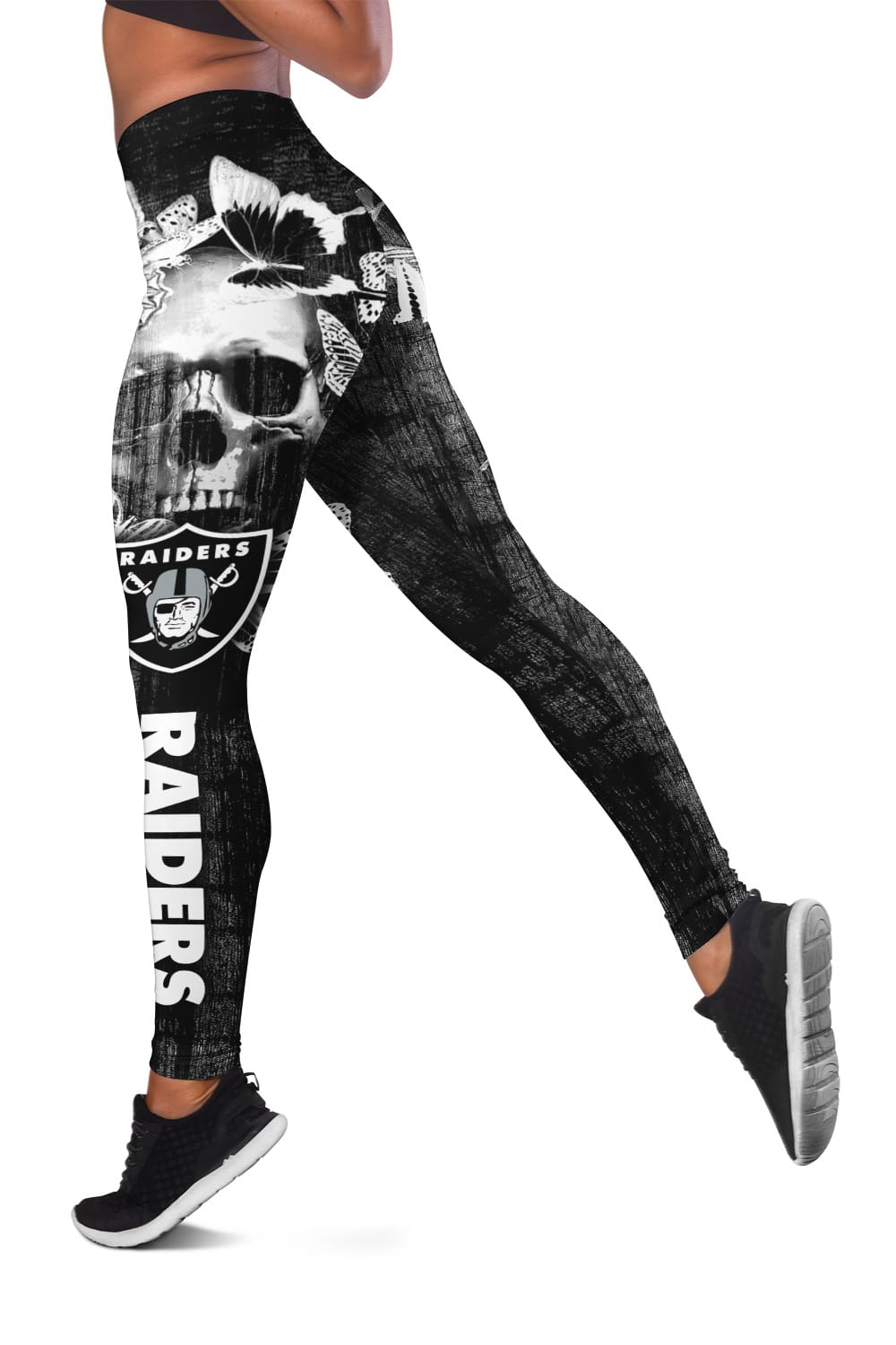Las Vegas Raiders Leggings And Tank Top BG280