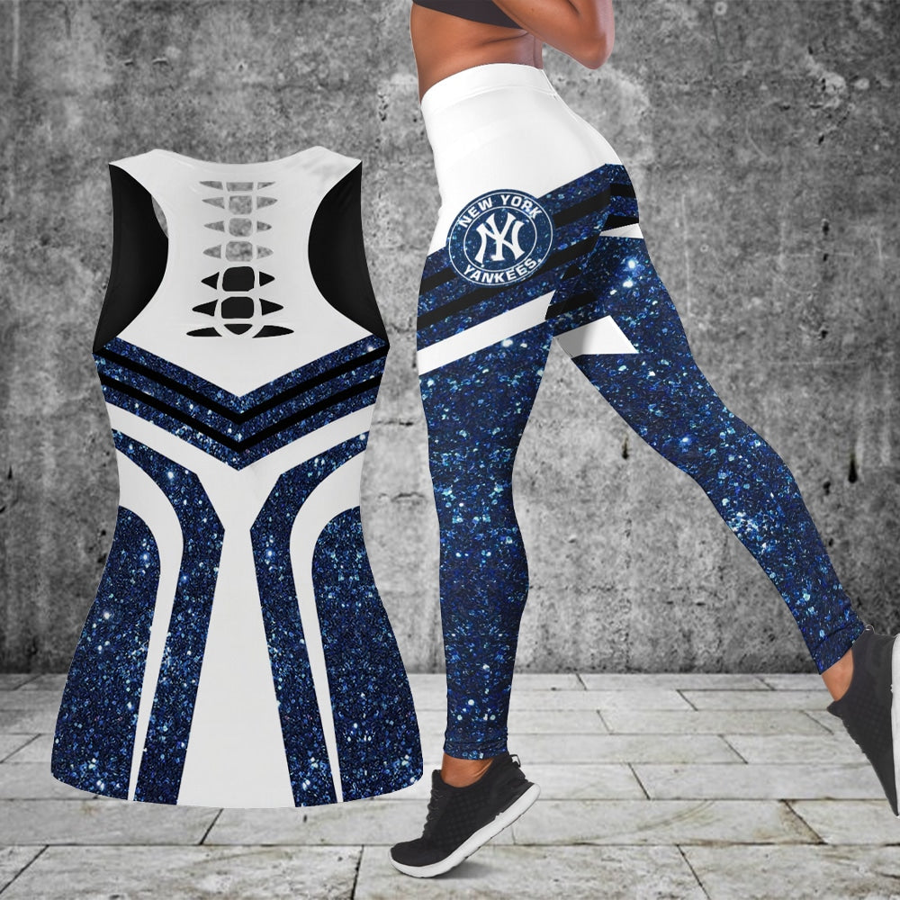 New York Yankees Tank Top And Leggings BG292