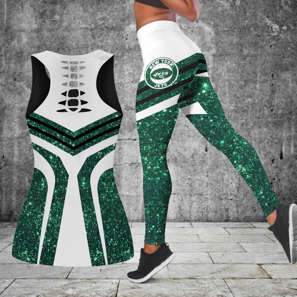 New York Jets Tank Top And Leggings BG294