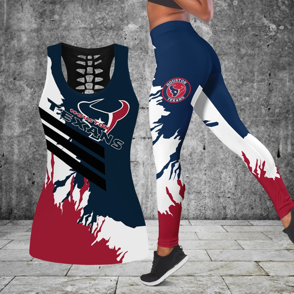 Houston Texans Combo Tank Top And Leggings BG316