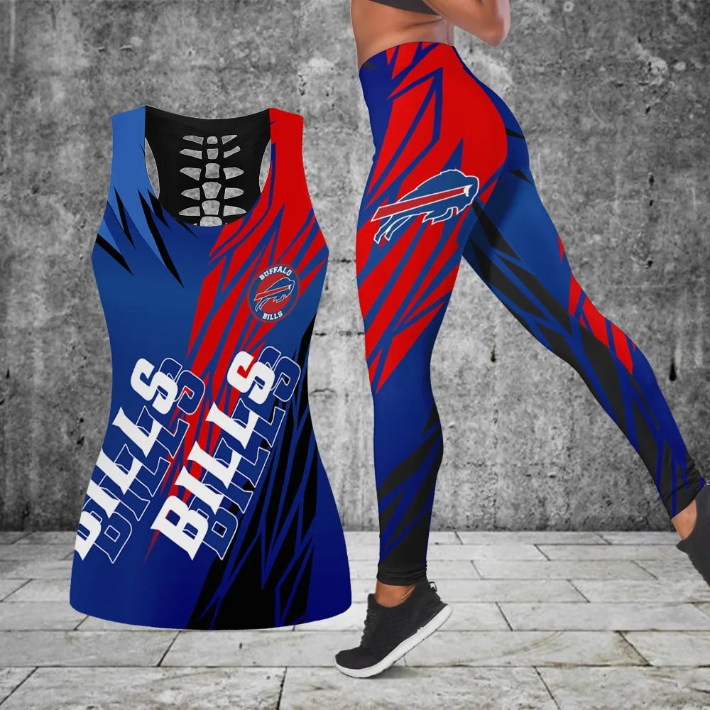 Buffalo Bills Combo Tank Top And Leggings BG319