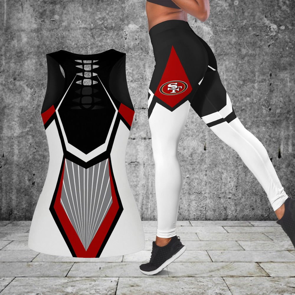 San Francisco 49ers Combo Tank Top And Leggings BG327
