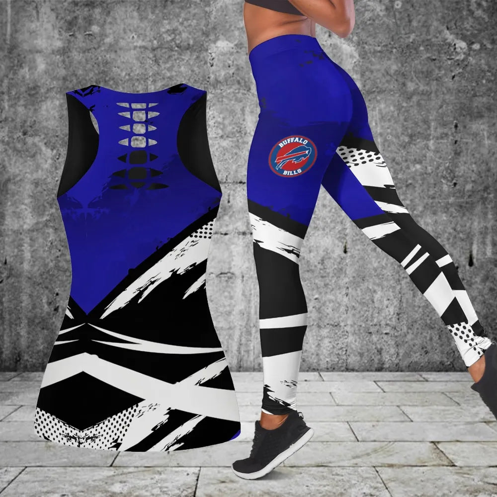 Buffalo Bills Combo Tank Top And Leggings BG332