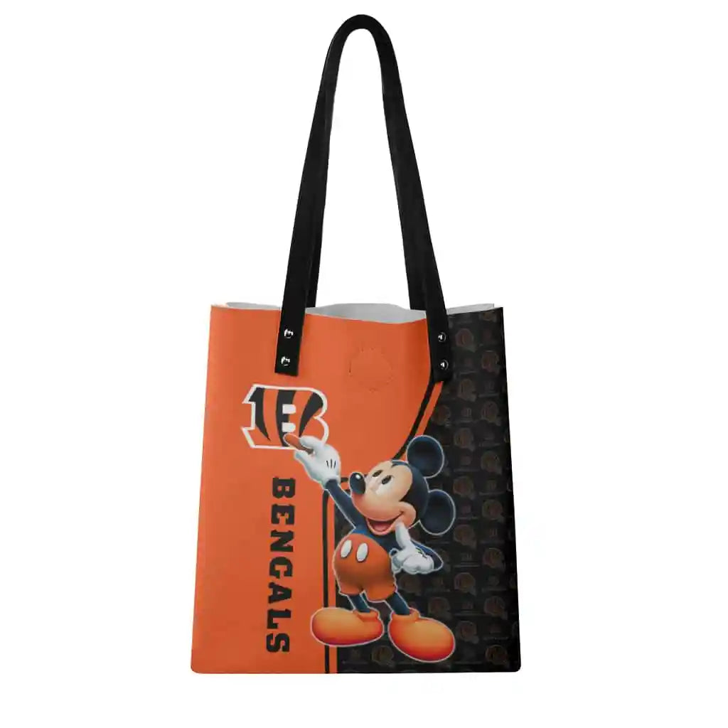 Cincinnati Bengals PU Shopping Fashion Tote Bag BG18
