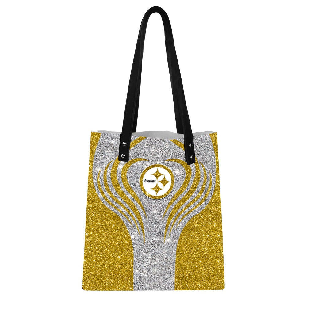 Pittsburgh Steelers PU Shopping Fashion Tote Bag BG27