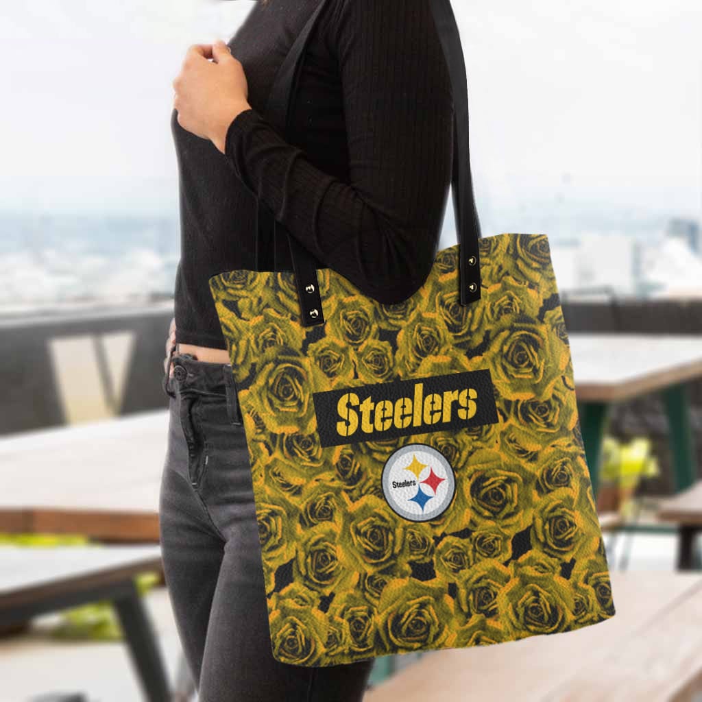 Pittsburgh Steelers PU Shopping Fashion Tote Bag BG29