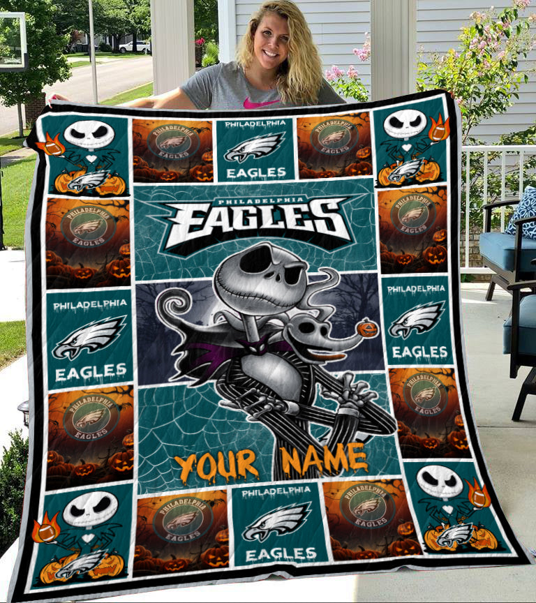 Philadelphia Eagles Personalized Premium Quilt BGQUILT119