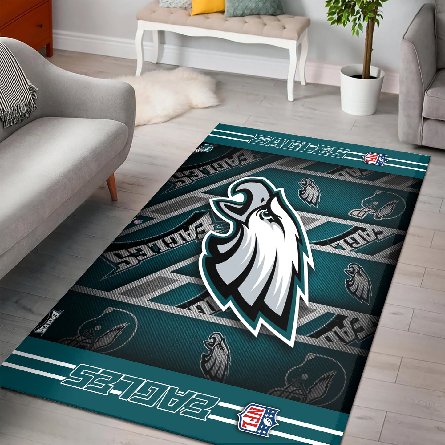 Philadelphia Eagles Rectangle Rug BGRERUG163
