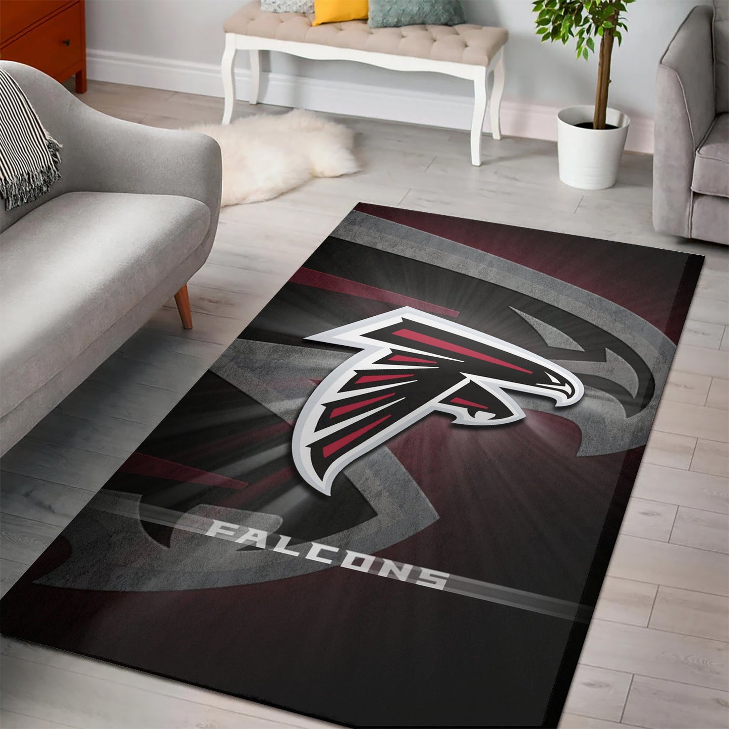 Atlanta Falcons Rectangle Rug BGRERUG172