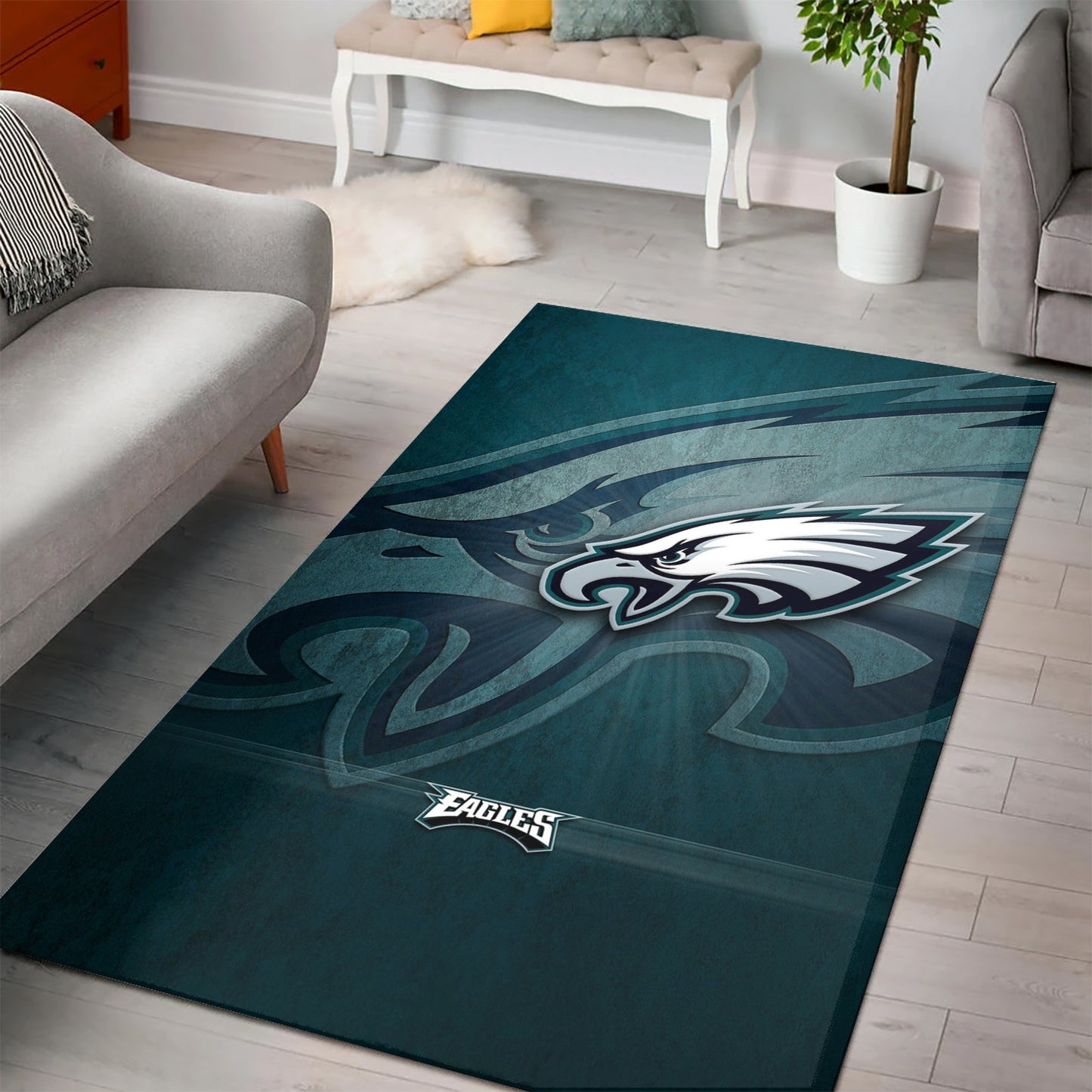 Philadelphia Eagles Rectangle Rug BGRERUG176