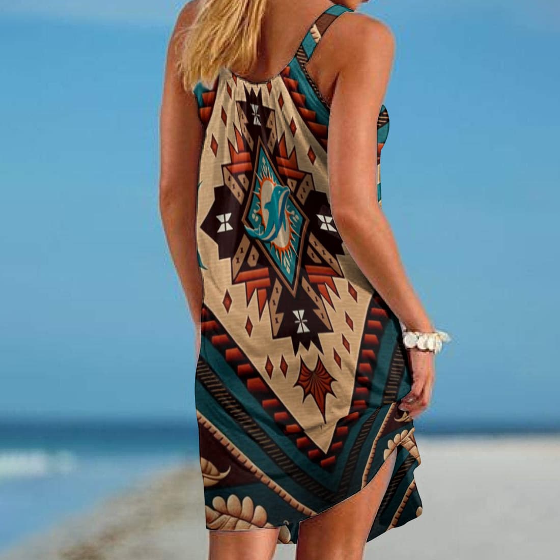 Miami Dolphins Beach Dress BG76
