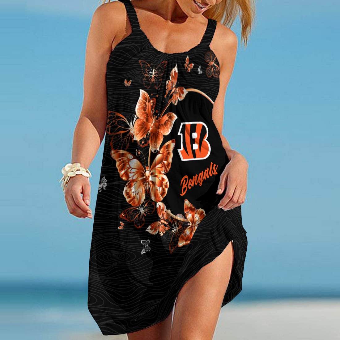 Cincinnati Bengals Beach Dress BG245