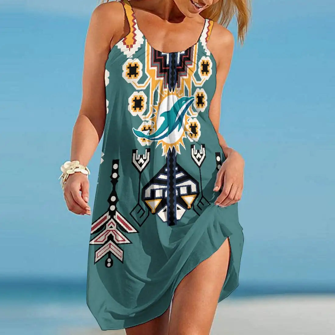 Miami Dolphins Beach Dress BG398