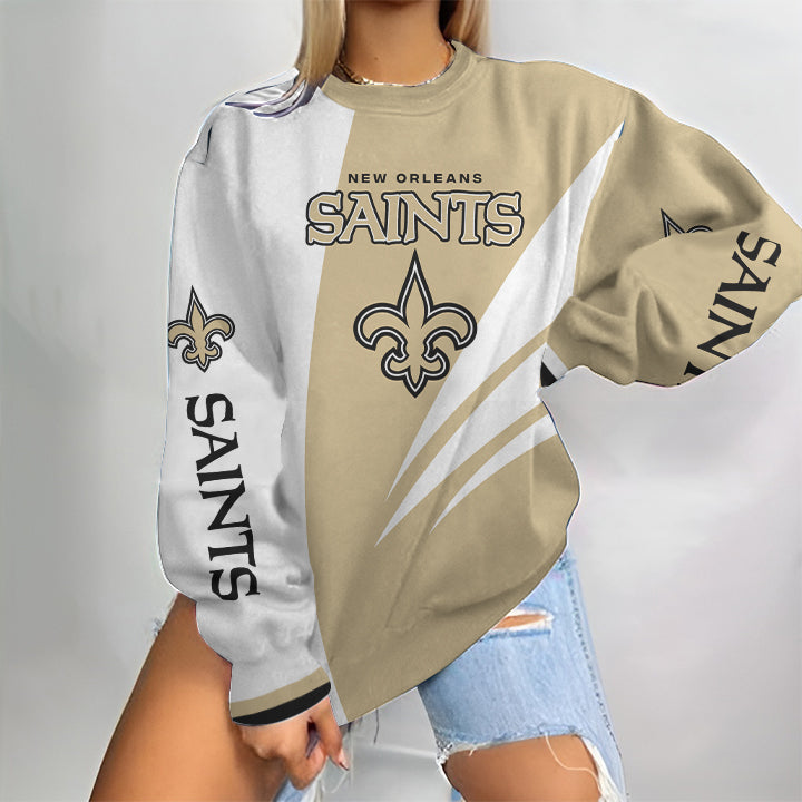 New Orleans Saints Round Neck Sweatshirt BG15
