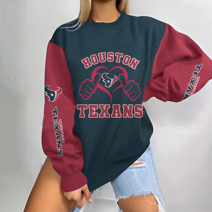 Houston Texans Round Neck Sweatshirt BG21