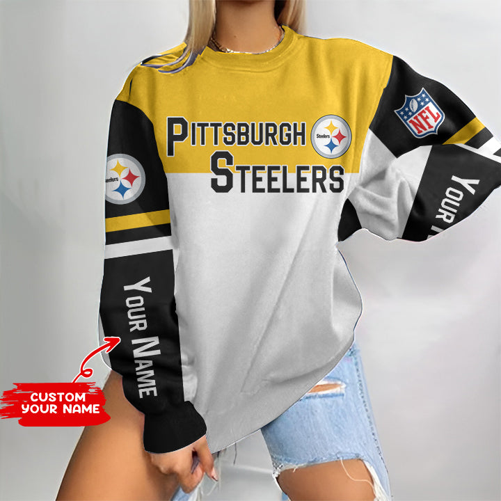Pittsburgh Steelers Personalized Round Neck Sweatshirt BG49