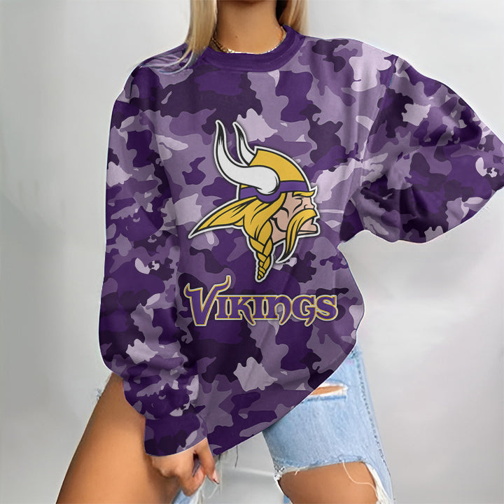 Minnesota Vikings Round Neck Sweatshirt BG76