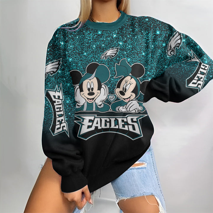 Philadelphia Eagles Personalized Christmas Round Neck Sweatshirt BGSW084
