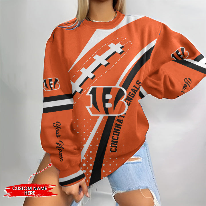 Cincinnati Bengals Personalized Round Neck Sweatshirt BGSW097