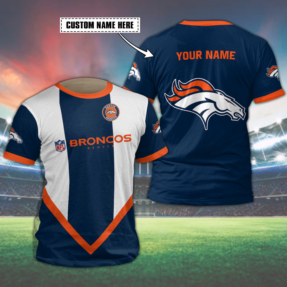 Denver Broncos Personalized T-Shirt BGTS864