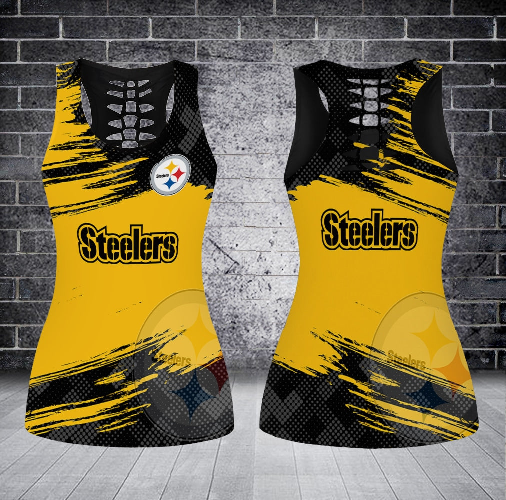 Pittsburgh Steelers Tank Top And Leggings BG295