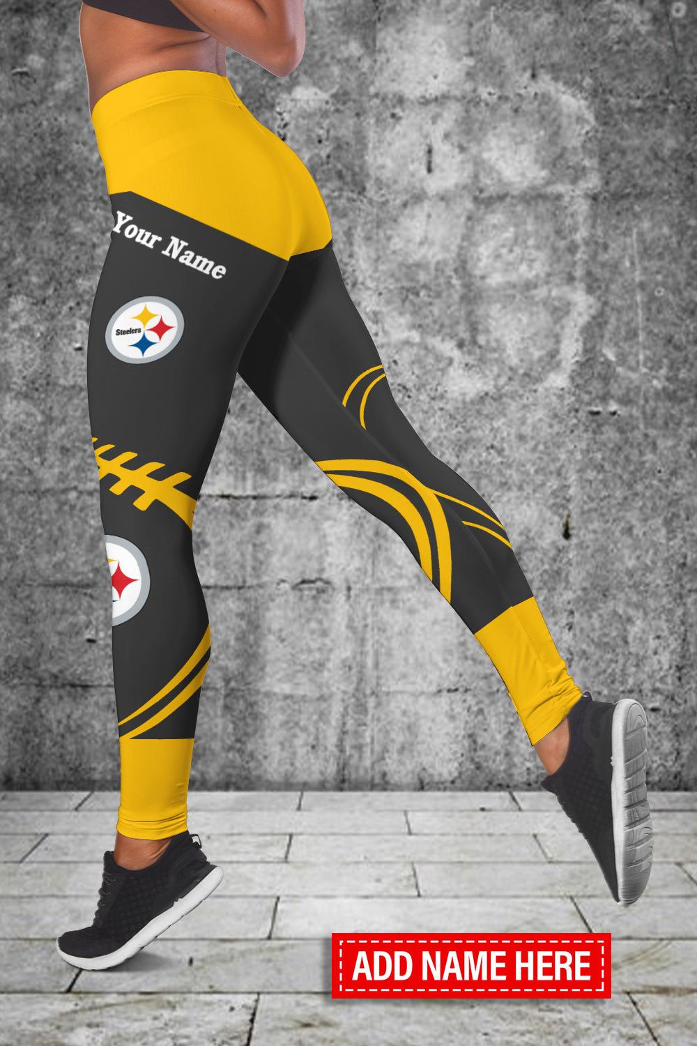 Pittsburgh Steelers Personalized Combo Tank Top And Leggings BGLG360+BGTT360