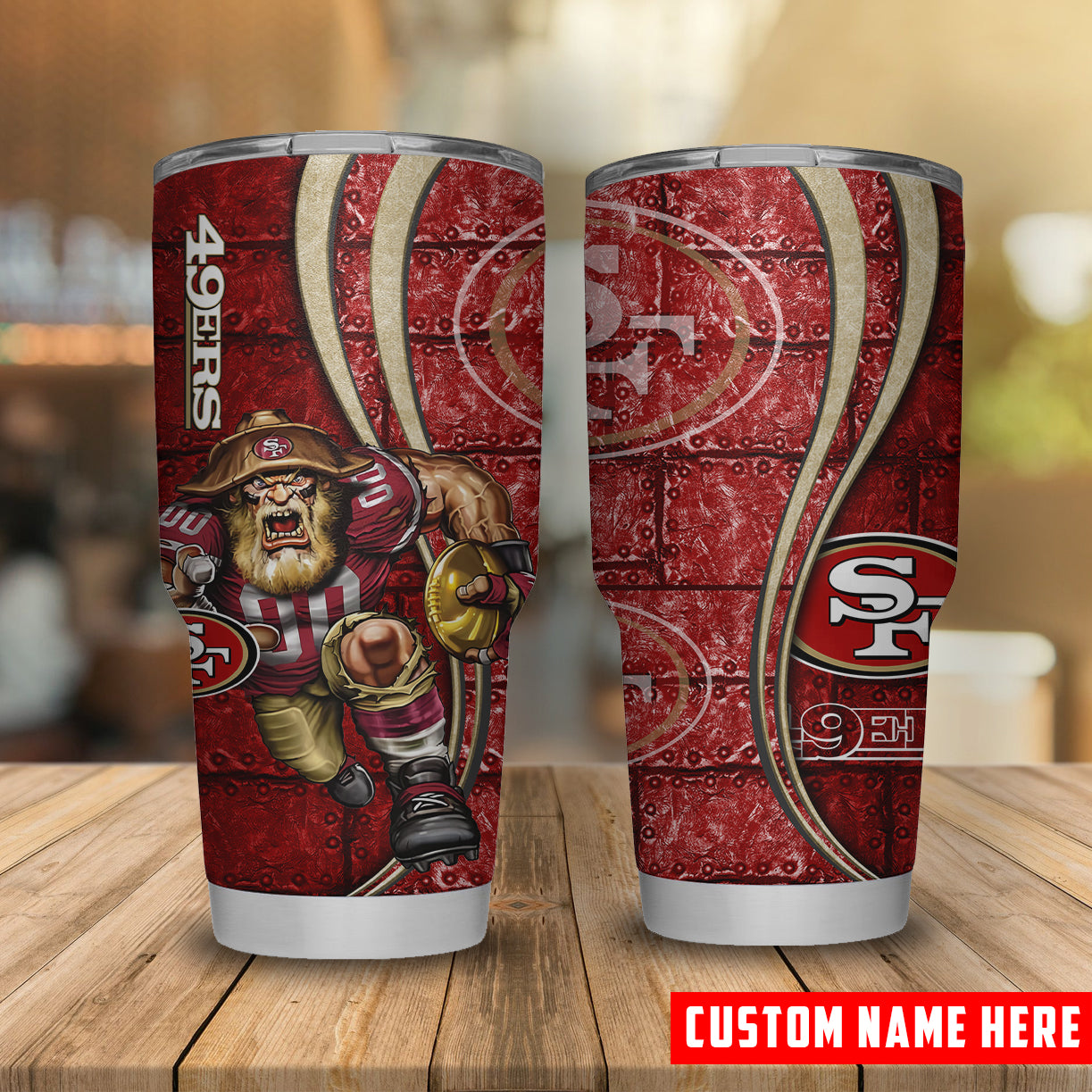 San Francisco 49ers Personalized Tumbler BGTUM708