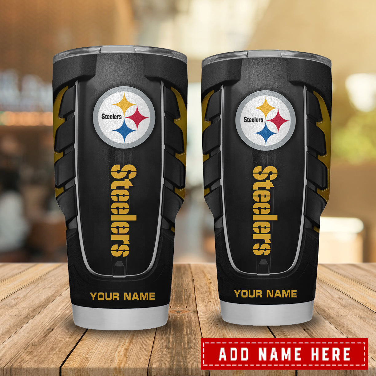 Pittsburgh Steelers Personalized Tumbler BGTUM713