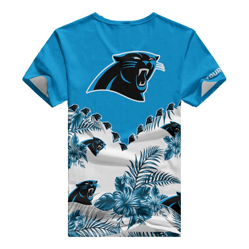 Carolina Panthers Personalized V-neck Women T-shirt BG613