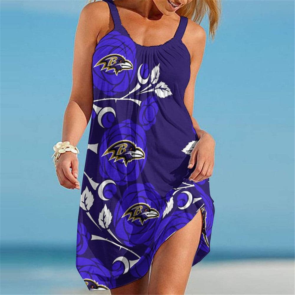 Baltimore Ravens Beach Dress BG199