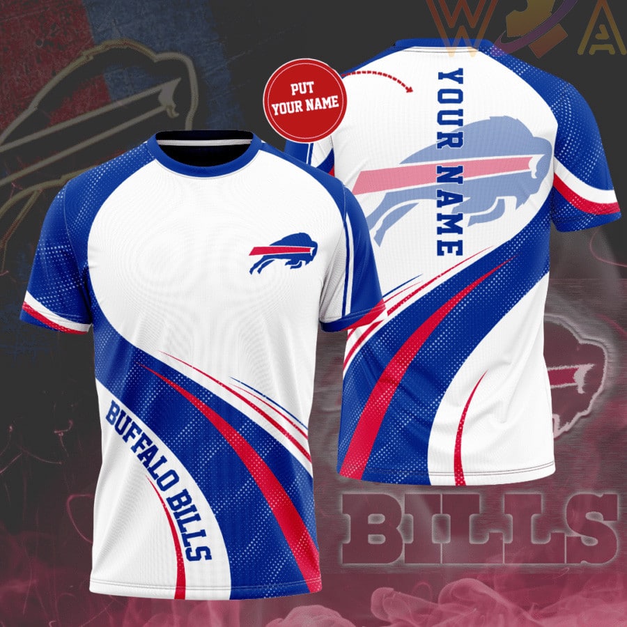 Buffalo Bills Personalized 3D T-shirt BG350