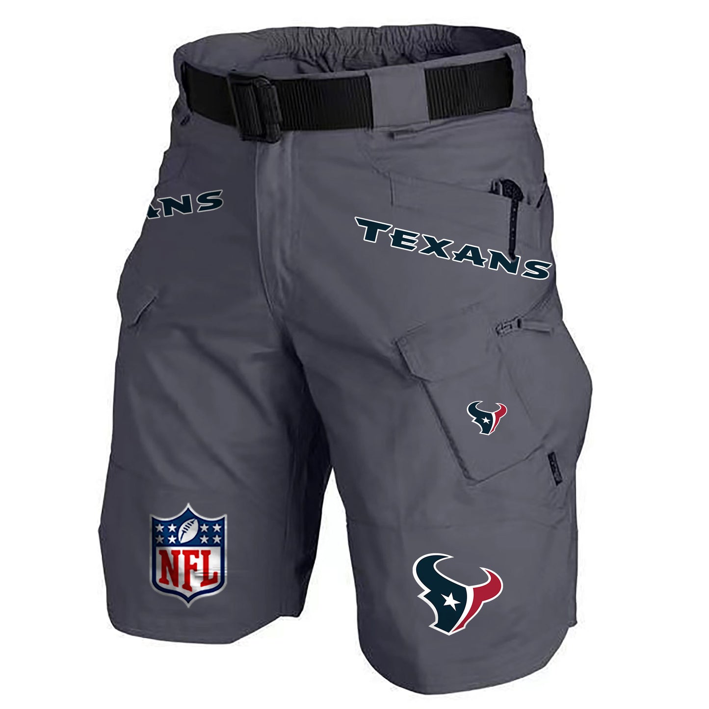 Houston Texans Limited Edition Front Pockets Men Shorts (Belt Not Included) AZBTFPMS000195