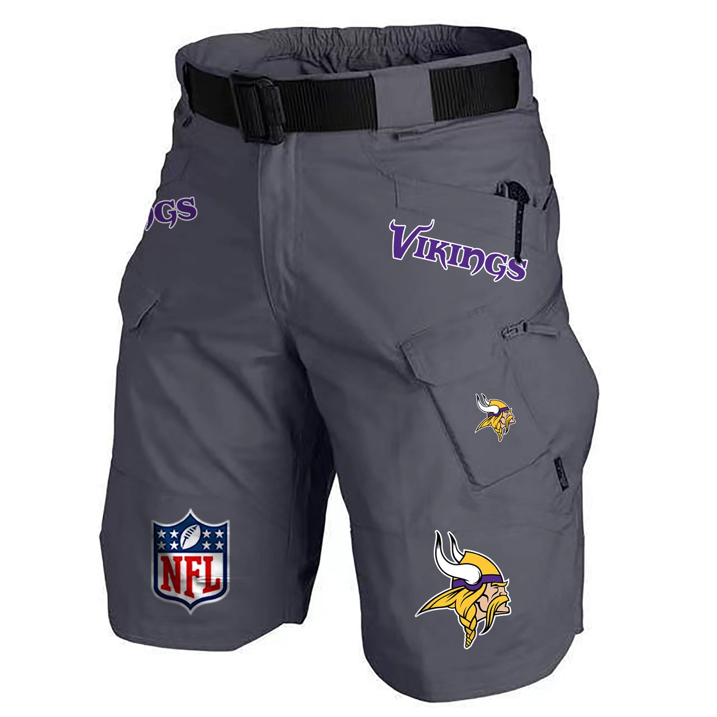 Minnesota Vikings Limited Edition Front Pockets Men Shorts (Belt Not Included) AZBTFPMS000200