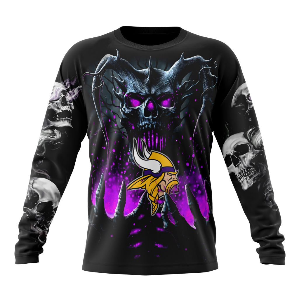 Minnesota Vikings All Over Printed T-shirt Sweatshirt Hoodie AZCHD780