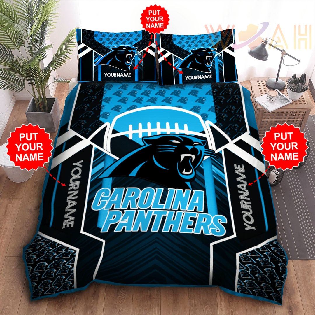 Carolina Panthers Personalized Bedding Set BG12