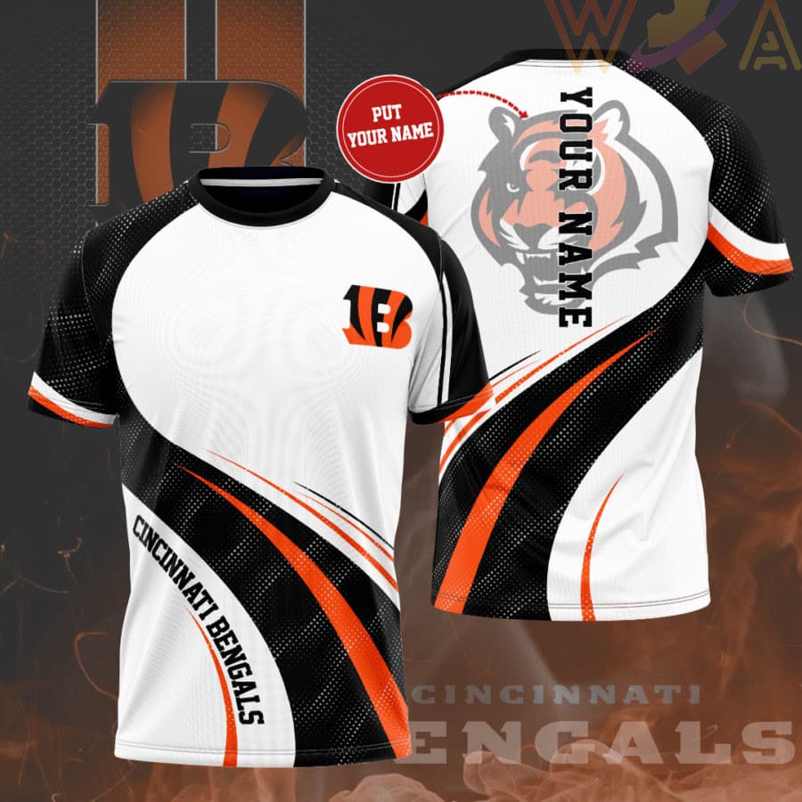 Cincinnati Bengals Personalized 3D T-shirt BG366