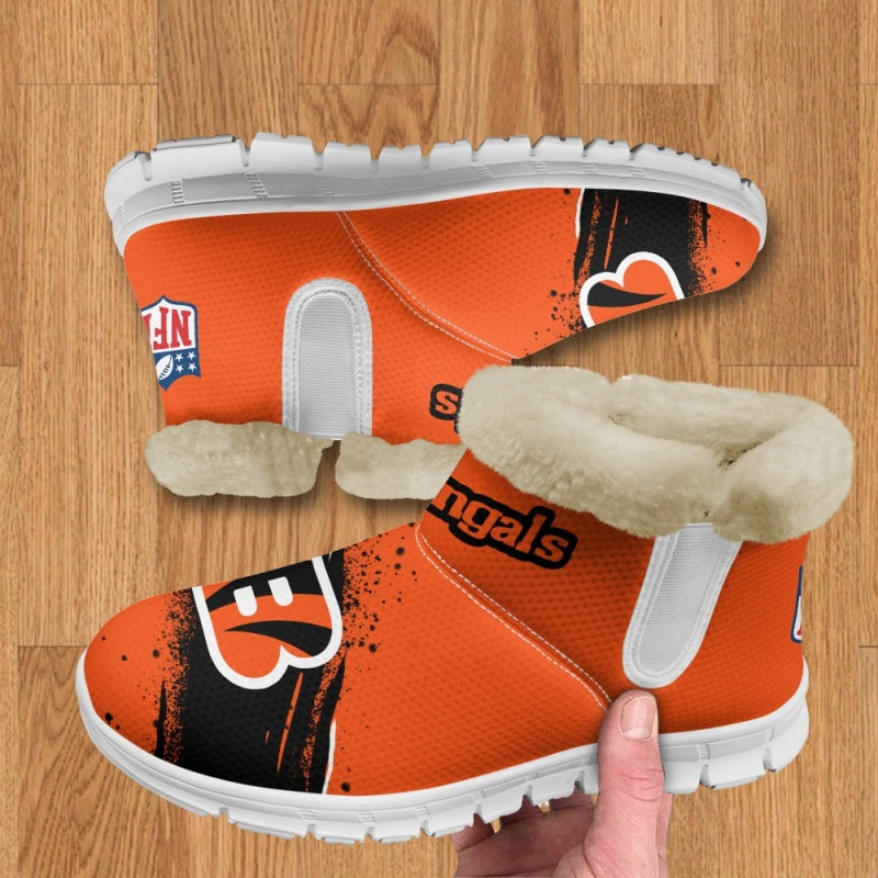 Cincinnati Bengals Comfy Winter Snow Boots AZDDWSB000085