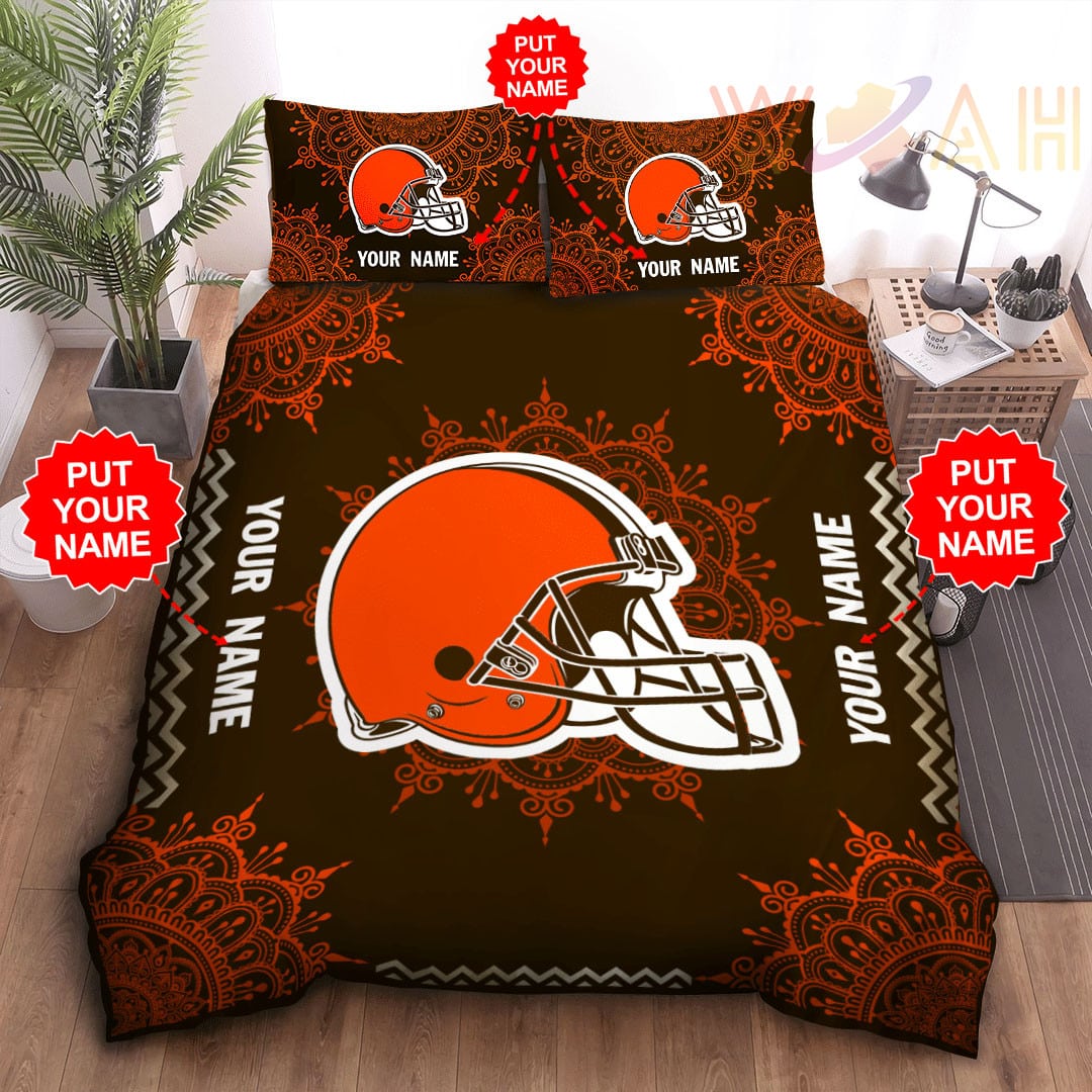 Cleveland Browns Personalized Bedding Set BG16