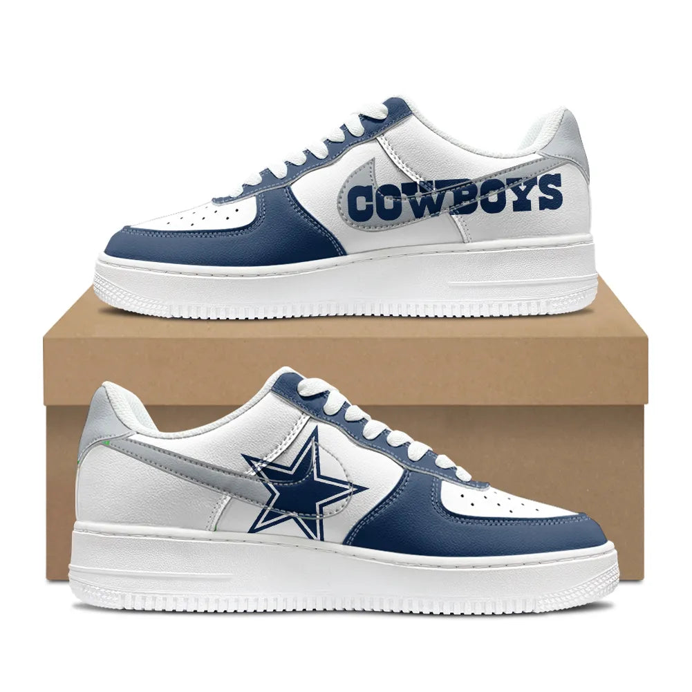 Dallas Cowboys New Personalized AF1-1 Sneakers 2025 AZBTAF1N000039