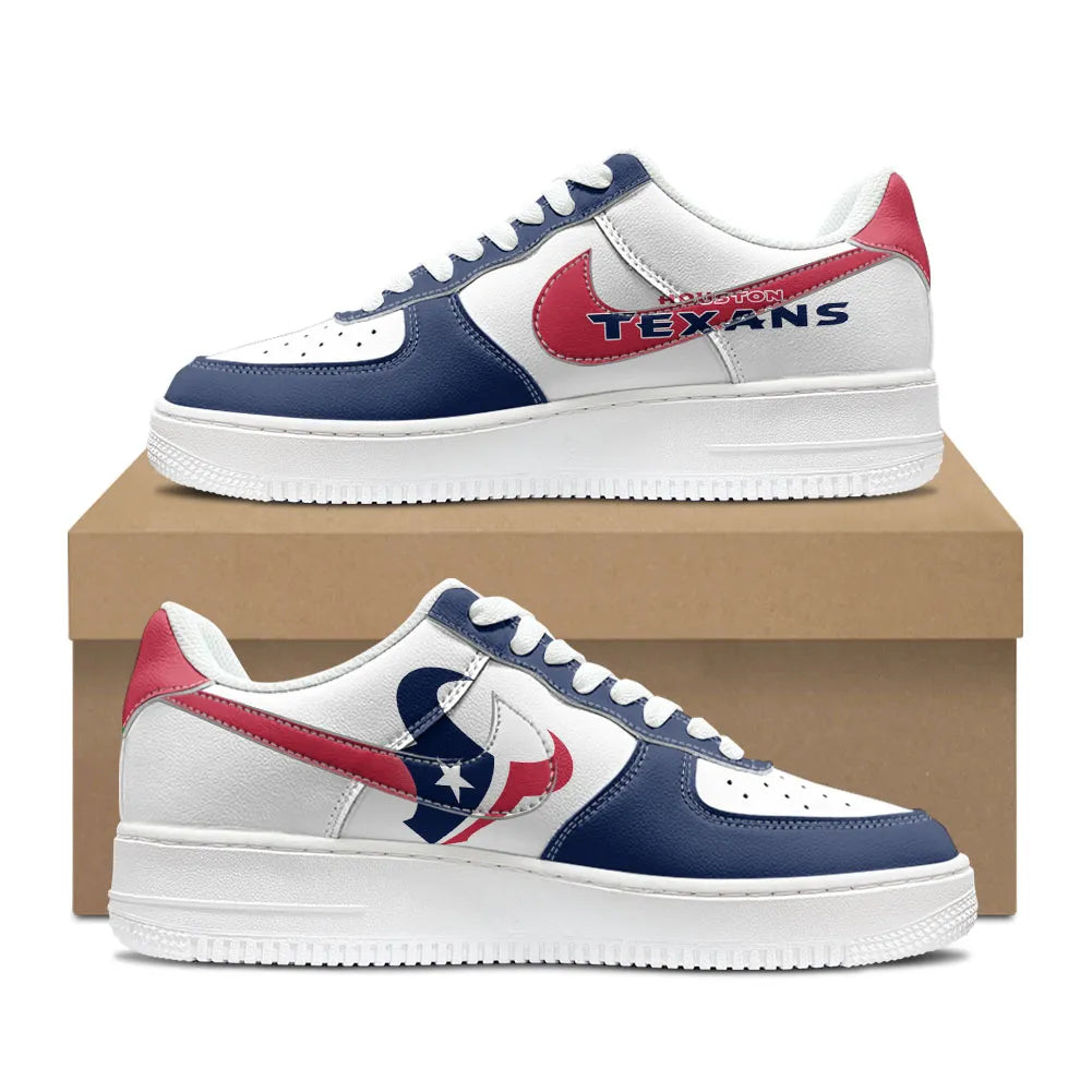 Houston Texans New Personalized AF1-1 Sneakers 2025 AZBTAF1N000043