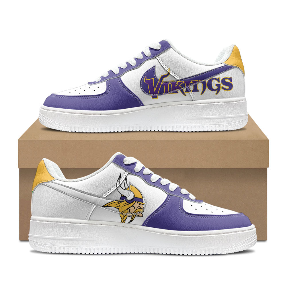Minnesota Vikings New Personalized AF1-1 Sneakers 2025 AZBTAF1N000051