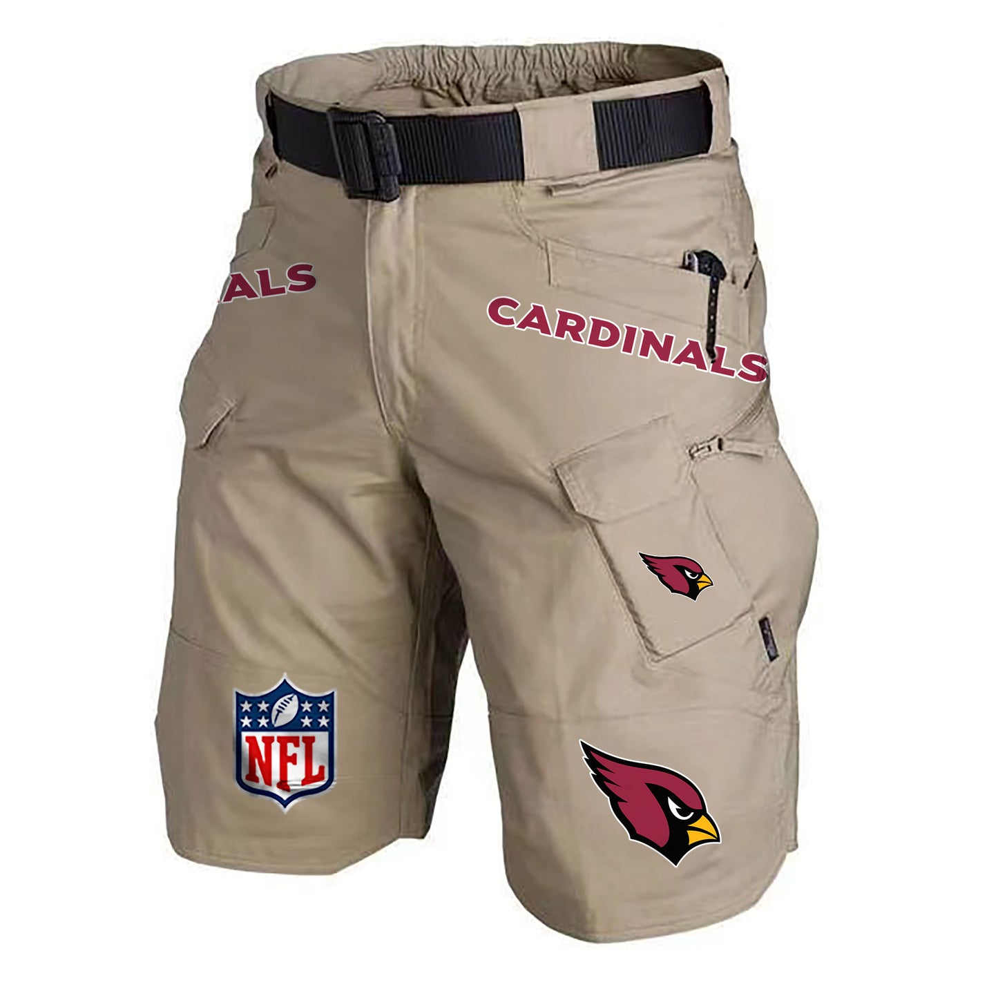 Arizona Cardinals Limited Edition Front Pockets Men Shorts (Belt Not Included) AZBTFPMS000203