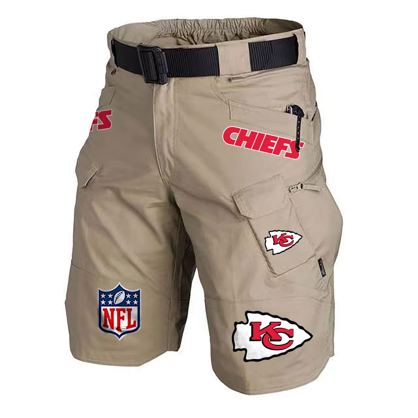 Kansas City Chiefs Limited Edition Front Pockets Men Shorts (Belt Not Included) AZBTFPMS000198