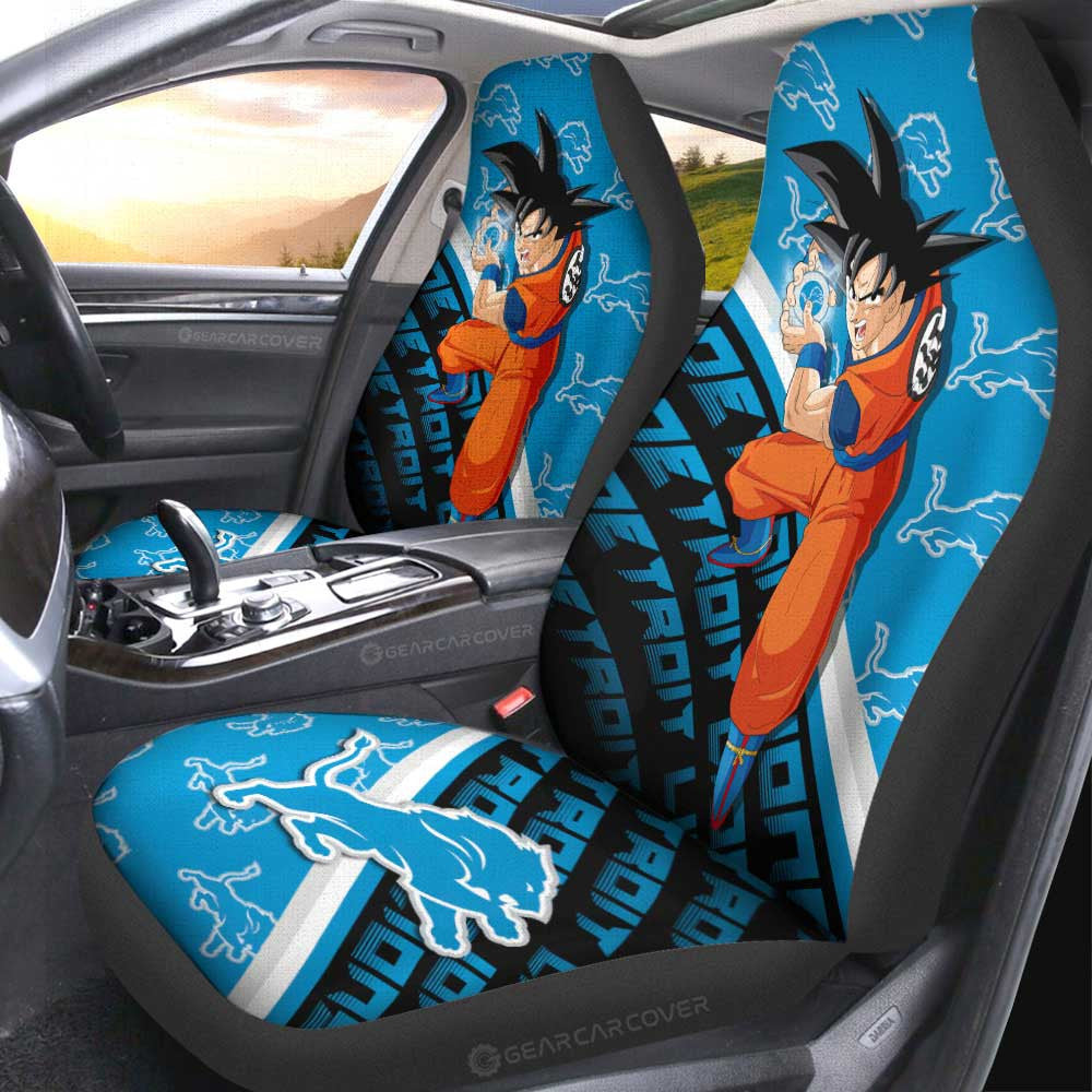 Detroit Lions Car Seat Covers Goku AZBTCSC000018
