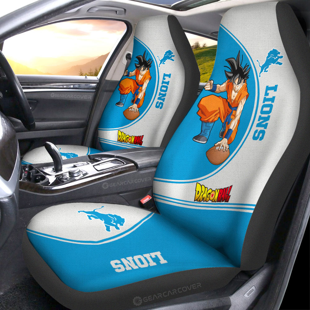 Detroit Lions Car Seat Covers Goku AZBTCSC000017