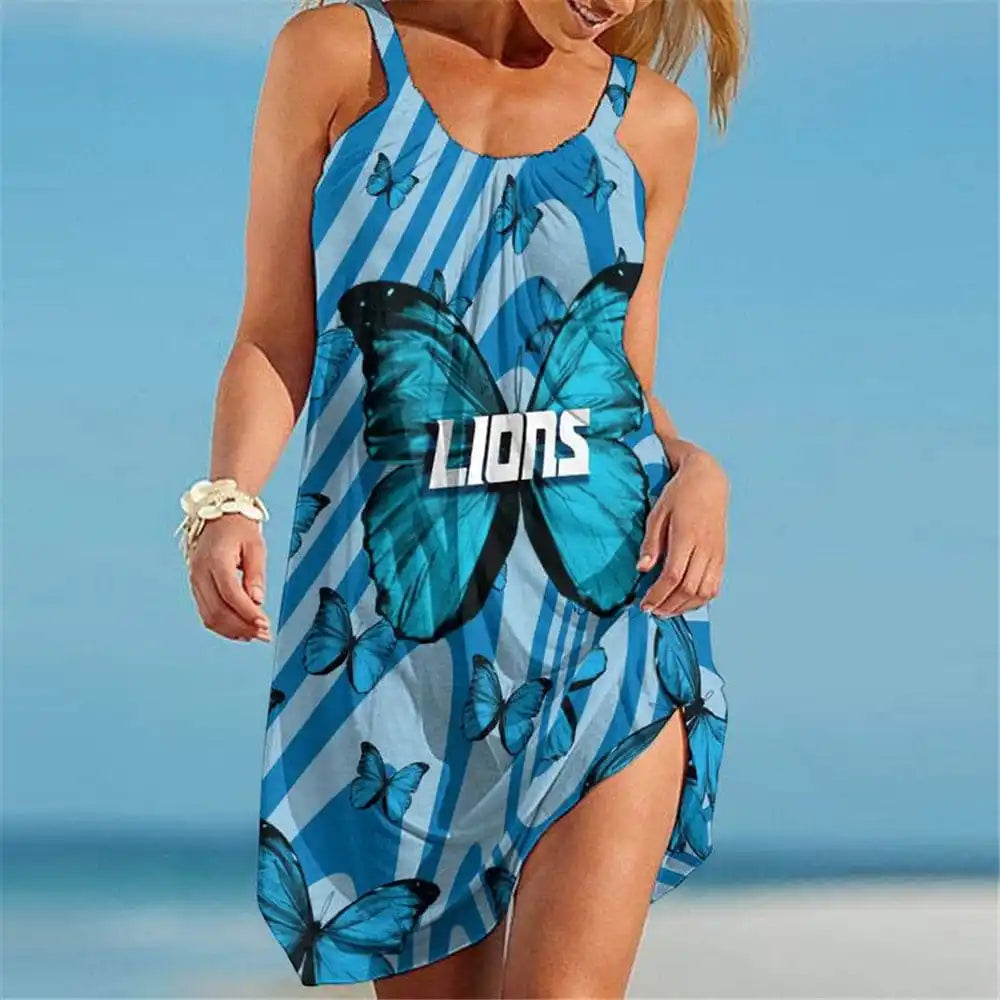 Detroit Lions Beach Dress BG154