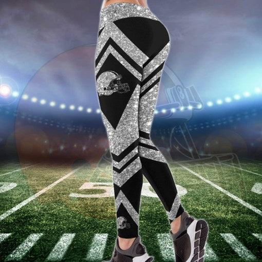 Cleveland Browns Combo Tank Top And Leggings AZCLG008-AZCTT008