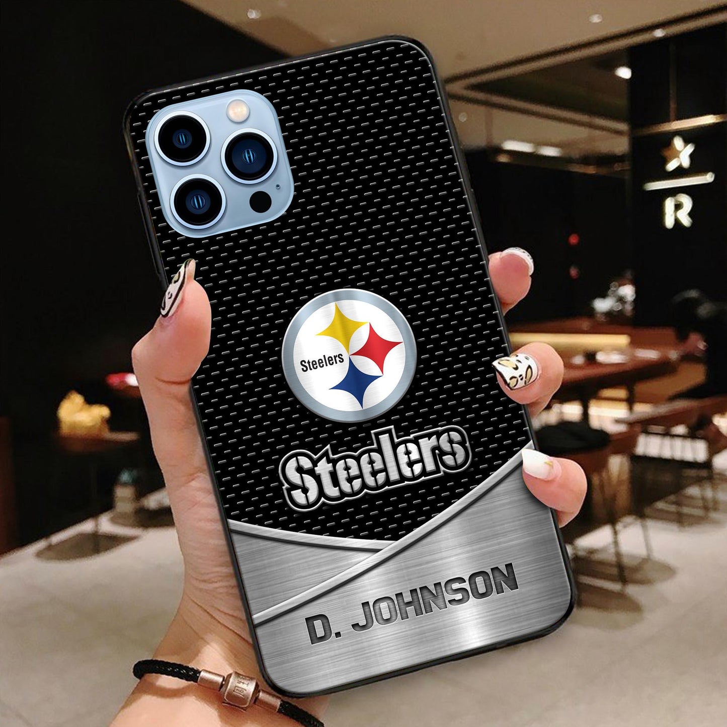 Pittsburgh Steelers Personalized Phone Case BGPC148