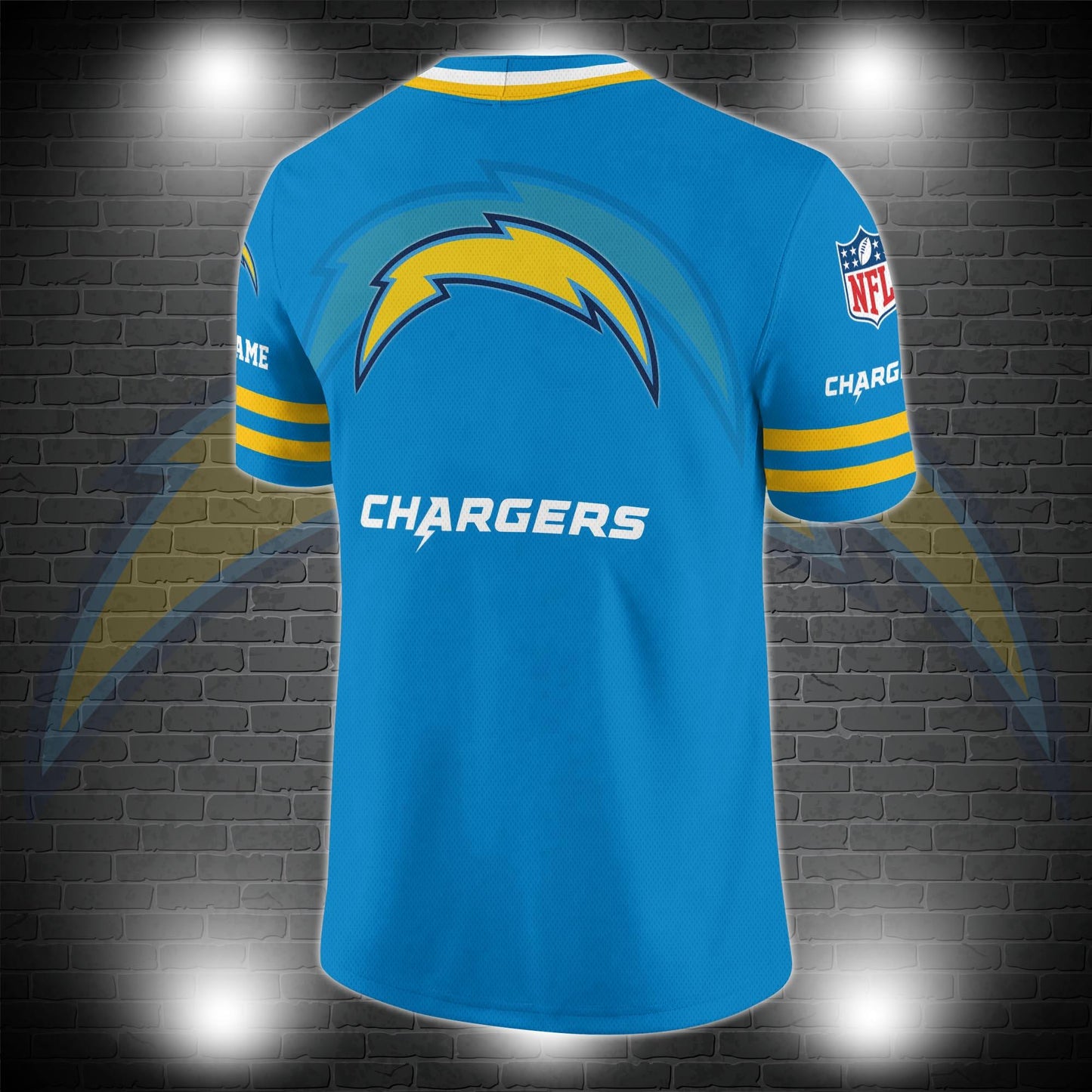 Los Angeles Rams Personalized V-neck Football Jersey Sport Gifts For Fan AZCVFJ015